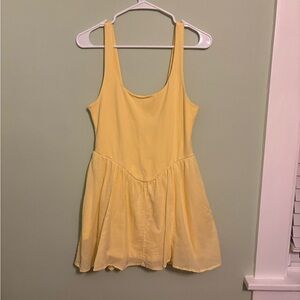Silence + Noise Soft Yellow Dress